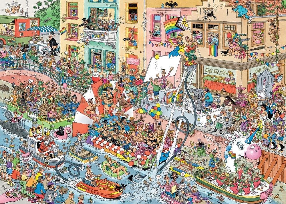 JUMBO Puzzle JvH Oslava hrdosti 1000 dílků