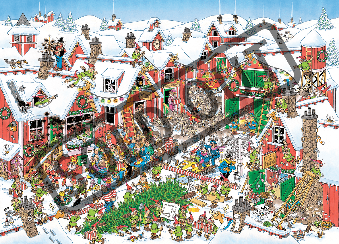 JUMBO Puzzle JvH Santova vesnička 5000 dílků