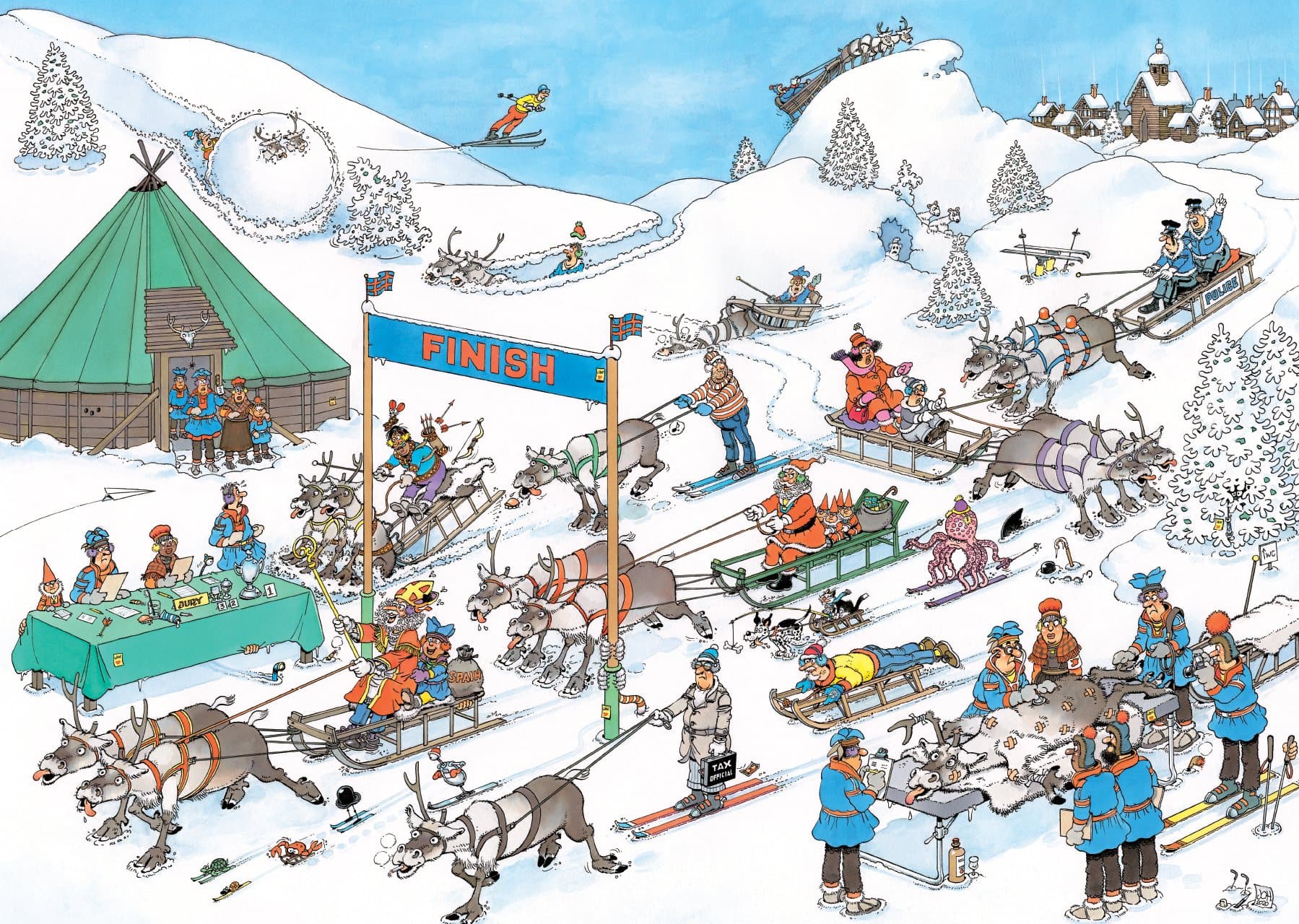 JUMBO Puzzle JvH Sobí závody 500 dílků