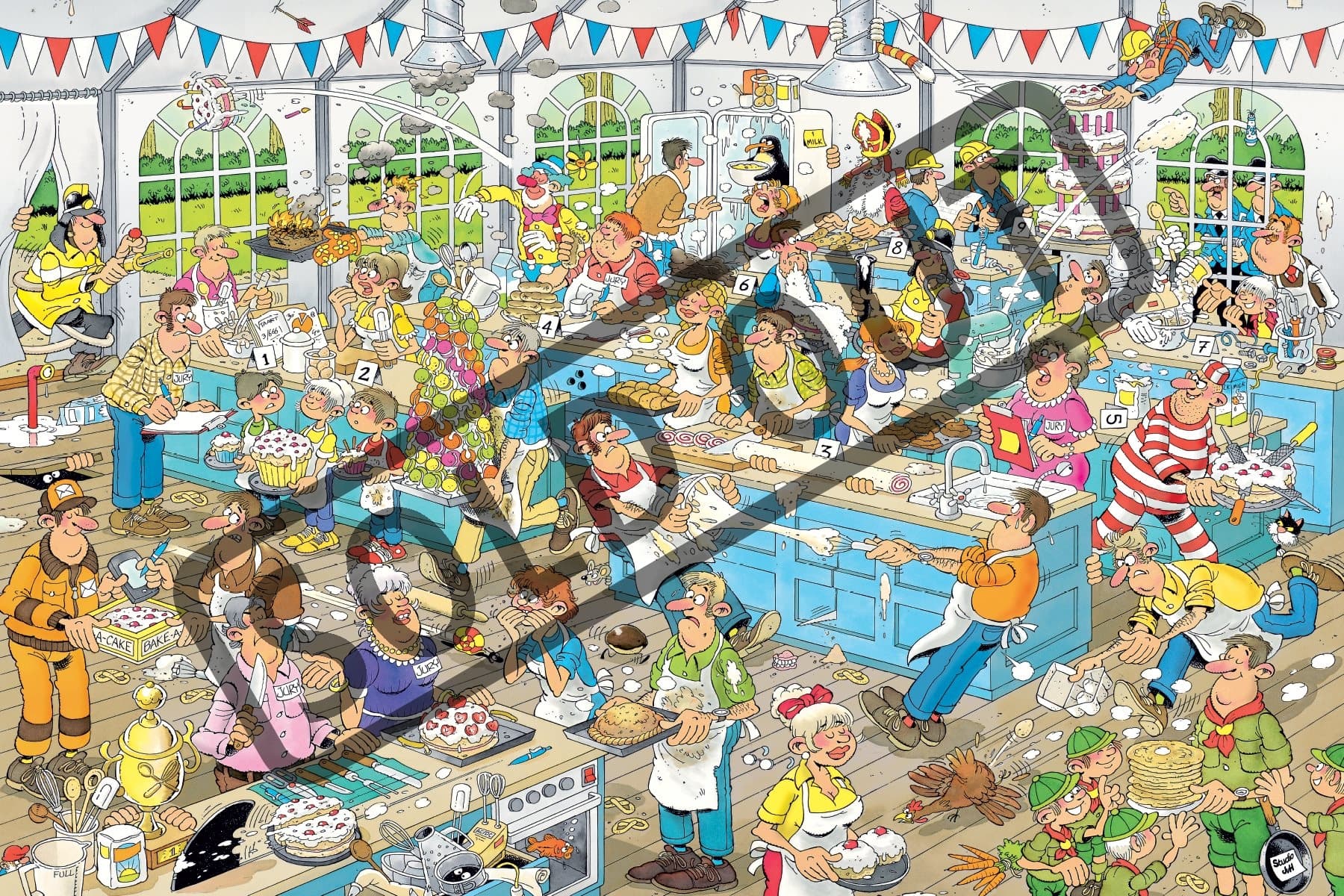 JUMBO Puzzle JvH Soutěž v pečení 1500 dílků
