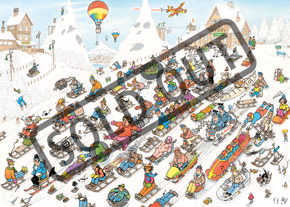 JUMBO Puzzle JvH Všechno jede z kopce 1000 dílků
