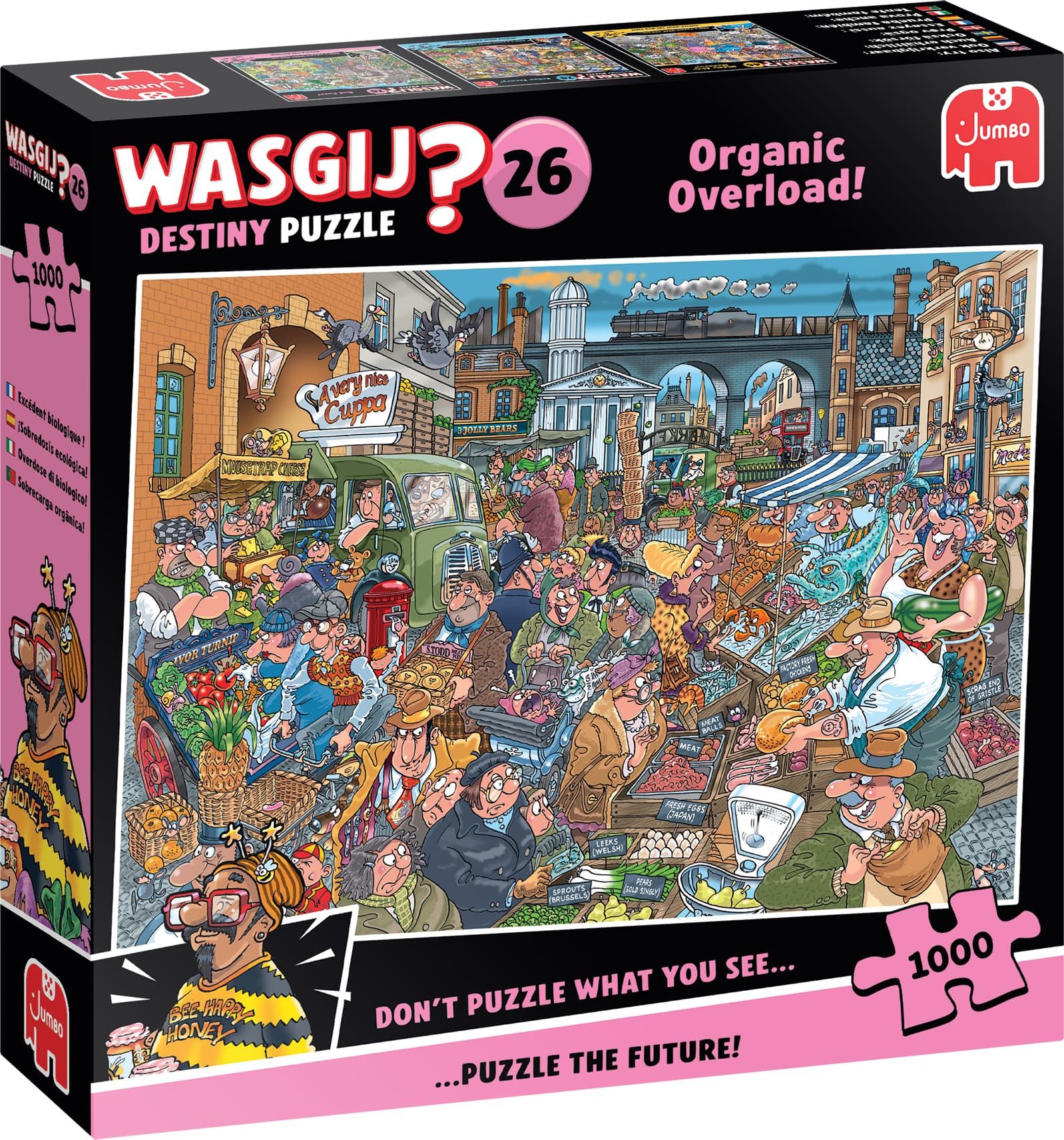 Jumbo - Puzzle Wasgij: Organic Overload - 1000 dielov