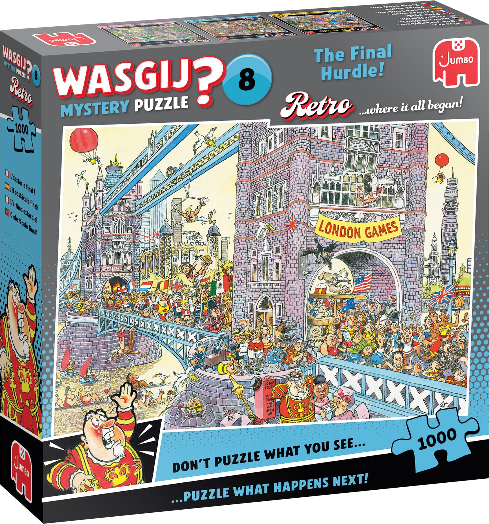 Jumbo - Puzzle Wasgij: The Final Hurdle! - 1000 dielov