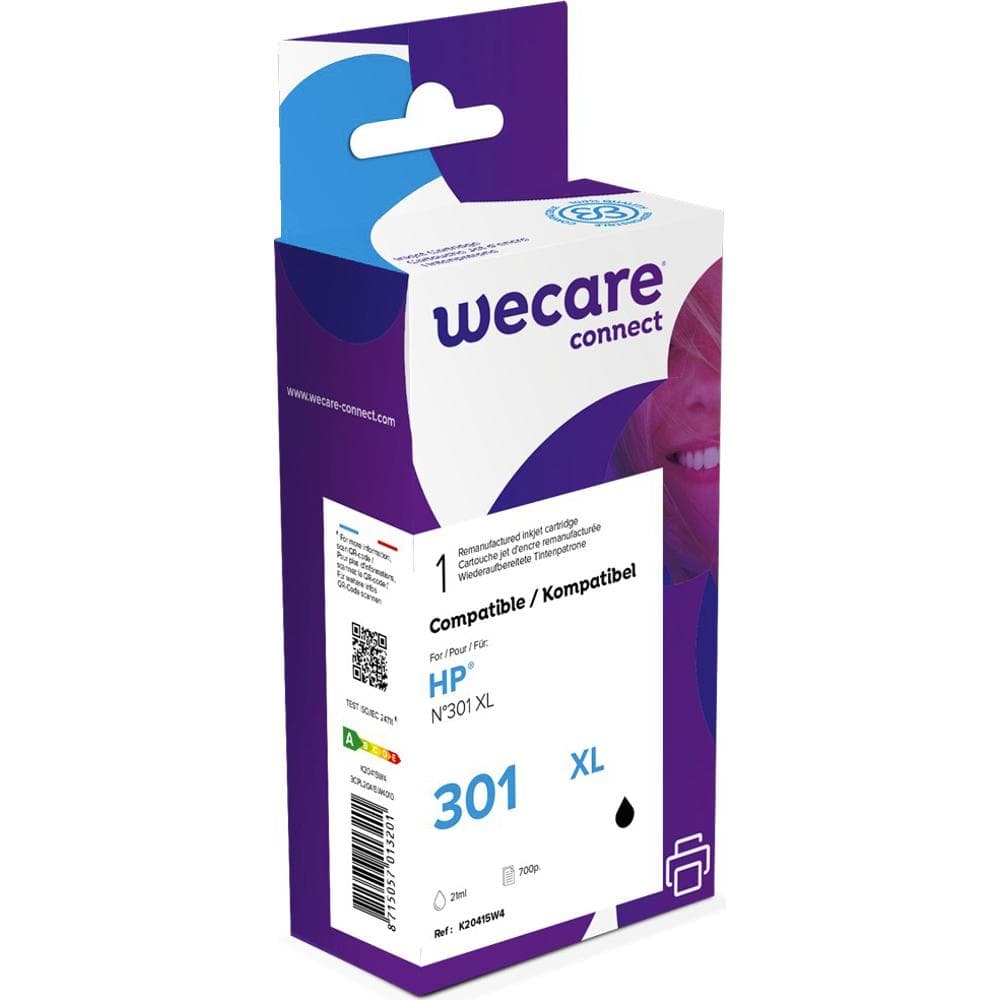 K20415W4 ink HP 301XL BK WECARE