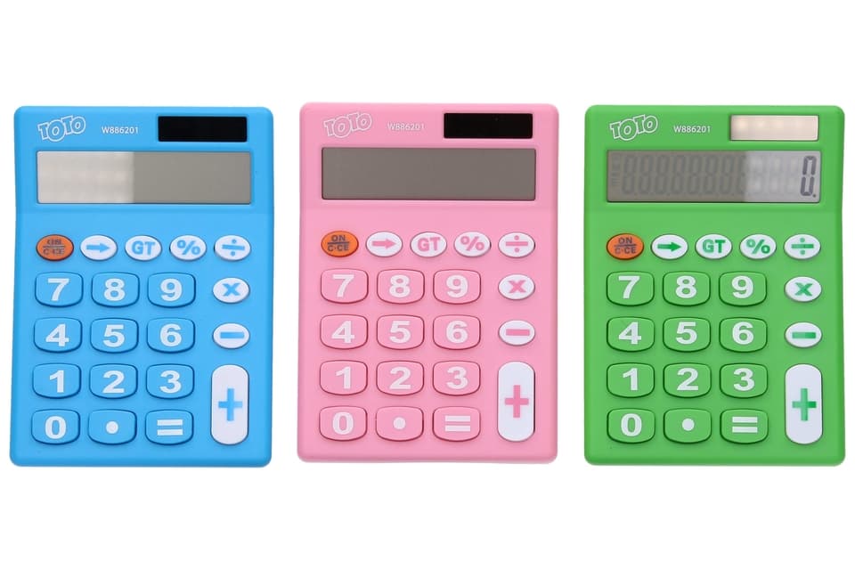 Kalkulačka Solar 12.digit - náhodná