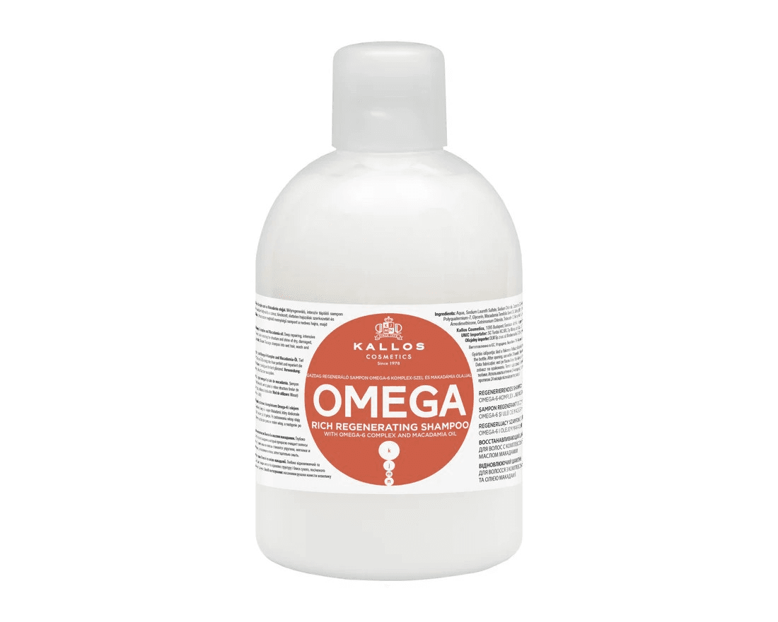 Kallos 1158 regeneračný šampón OMEGA 1000ml