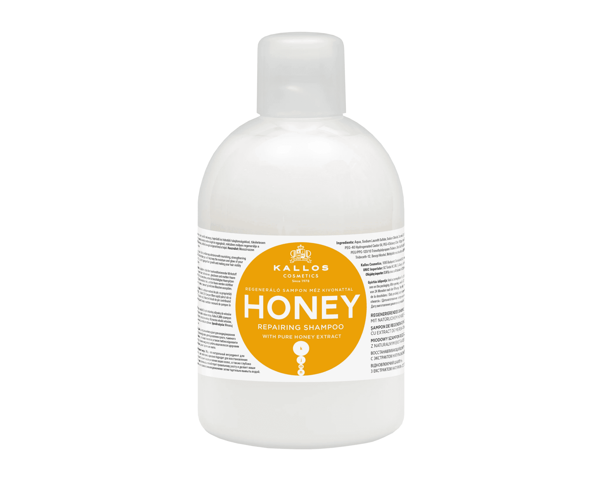 Kallos 1615 Regeneračný šampón HONEY 1000ml