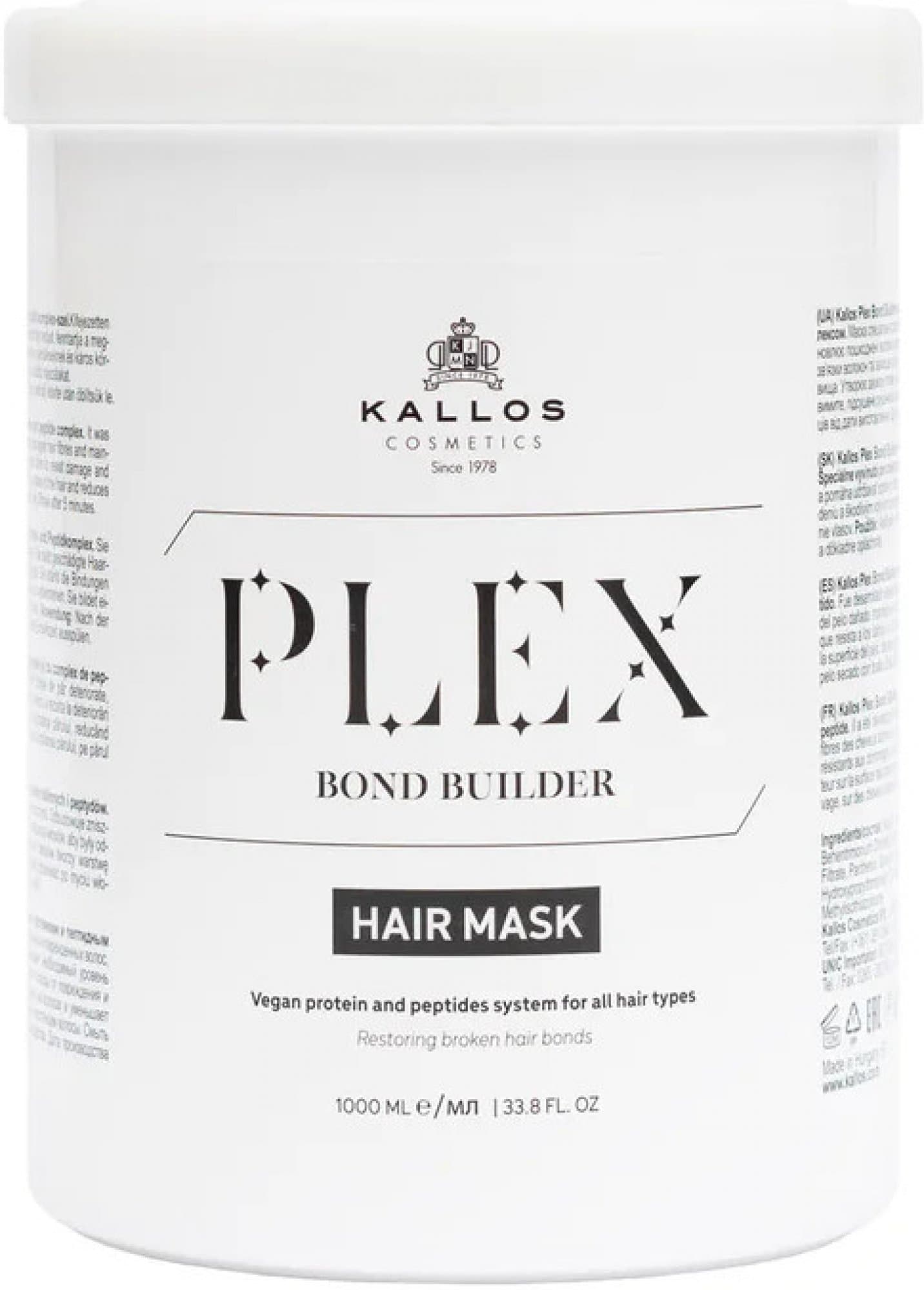 Kallos 1822 PLEX Maska na vlasy 1000ml