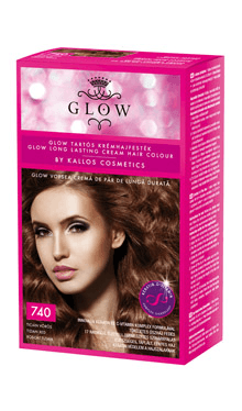 Kallos Glow farba na vlasy ticiánovočervená 740