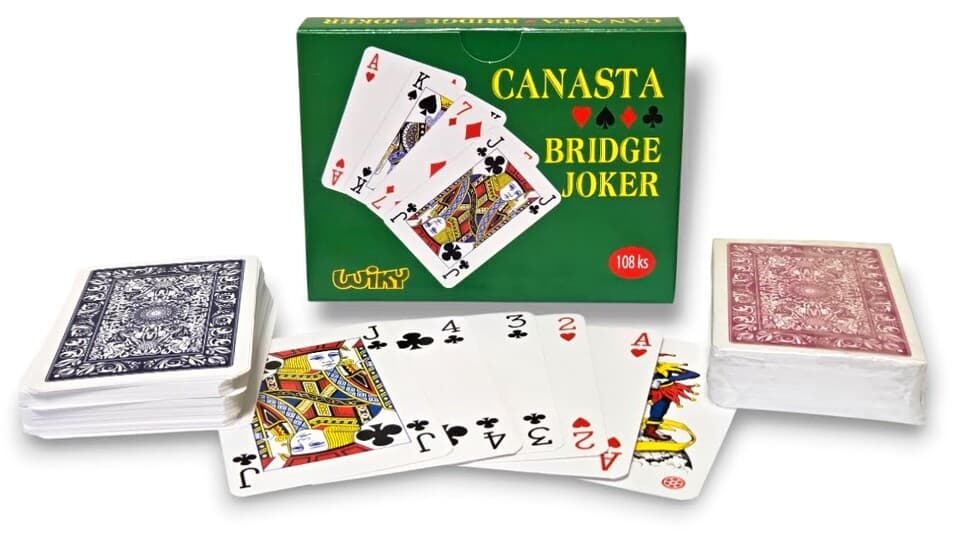 Karty canasta v papierovom obale