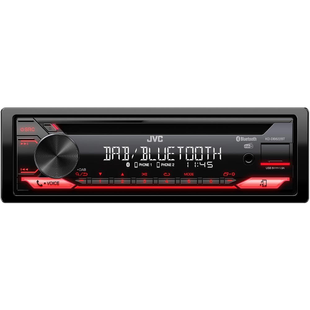 KD-DB622BT DAB+ autorádio CD/MP3/BT JVC