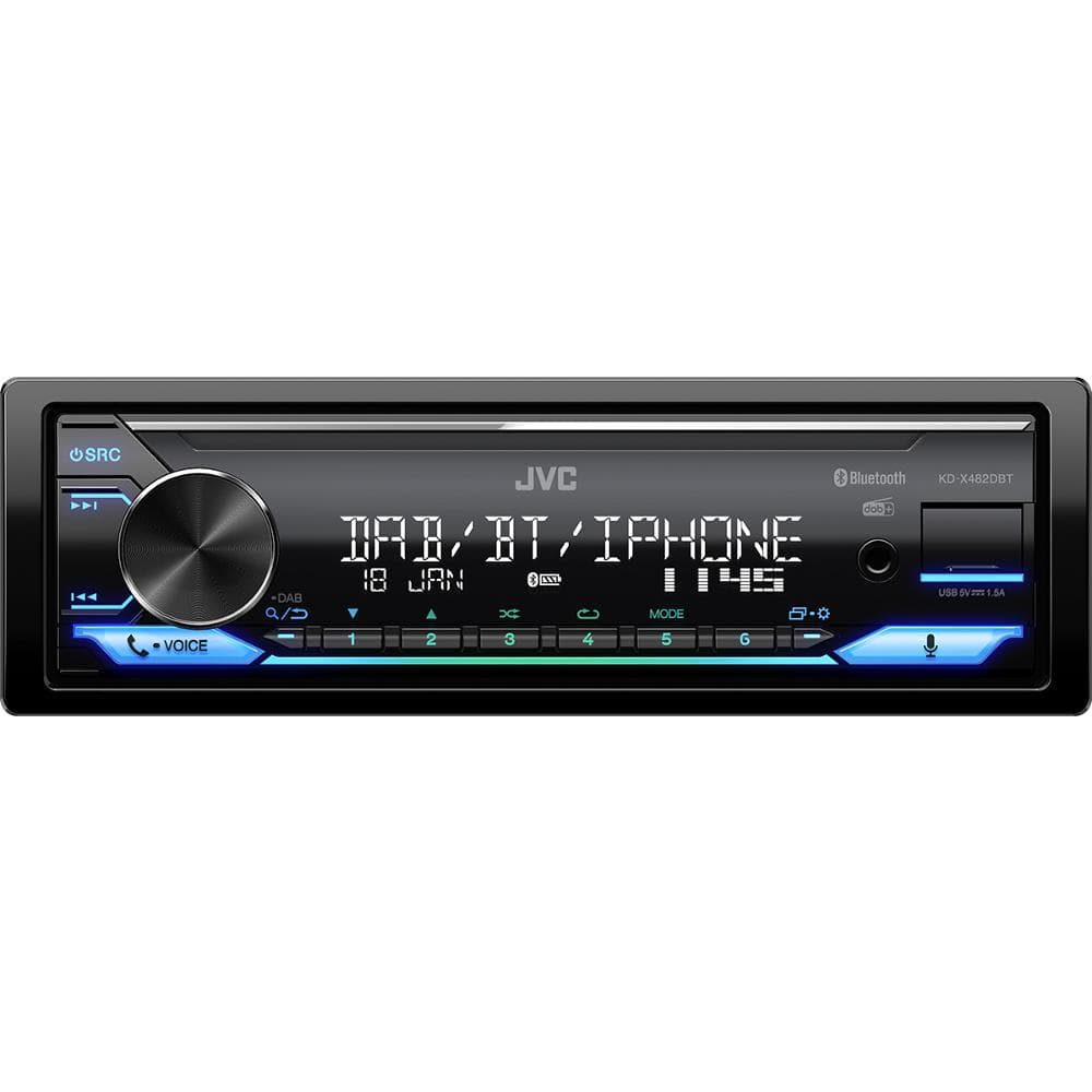 KD-X482DBT Autorádio BT/USB/MP3 JVC