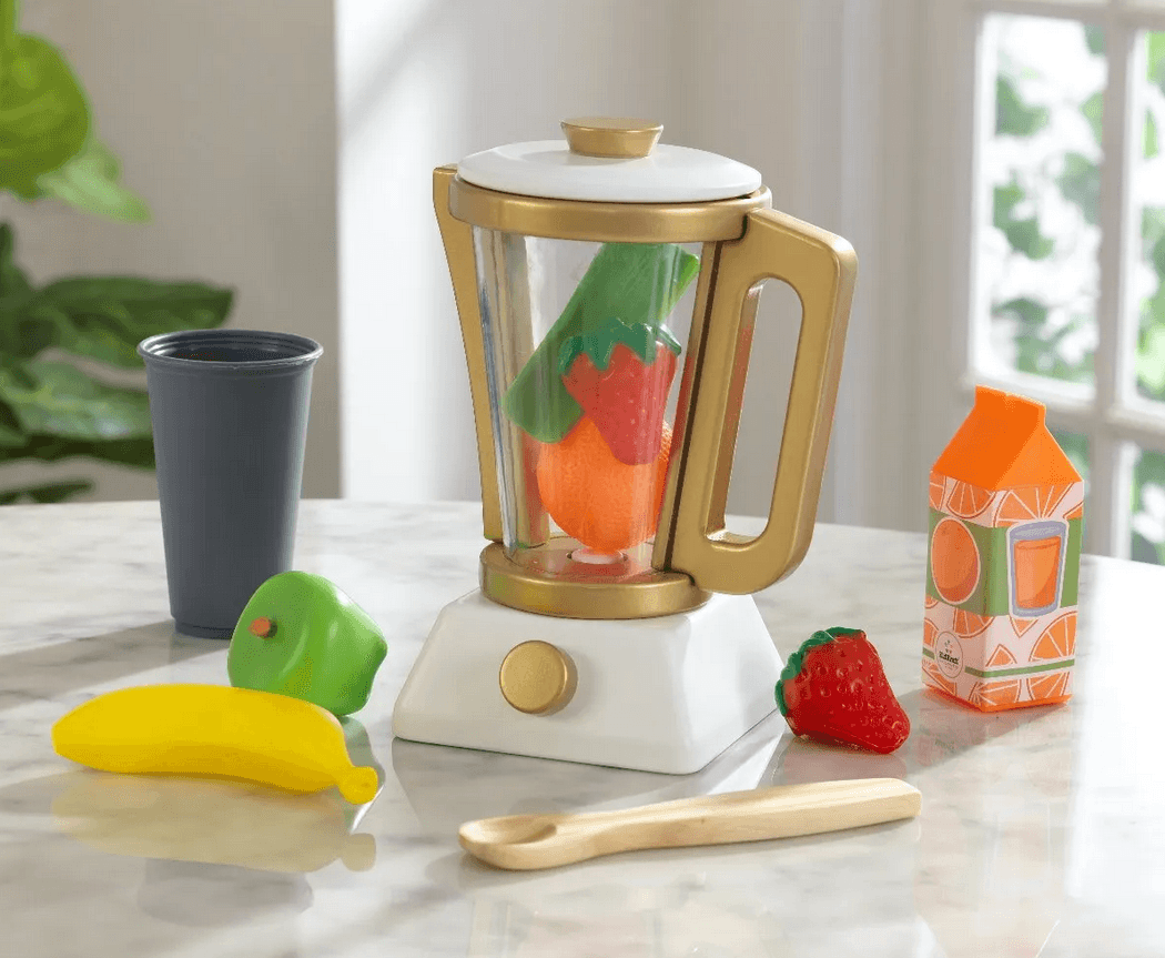KIDKRAFT Mixér smoothie s příslušenstvím - zlatý