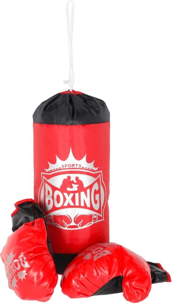 KIK Boxovací pytel s rukavicemi pro děti