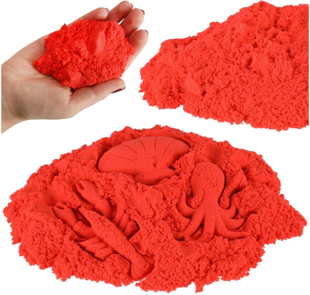 KIK Červený kinetický písek 1kg