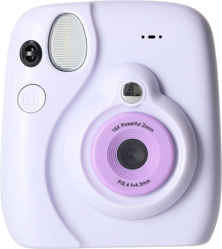 KIK Digitální fotoaparát Instax pro děti fialový