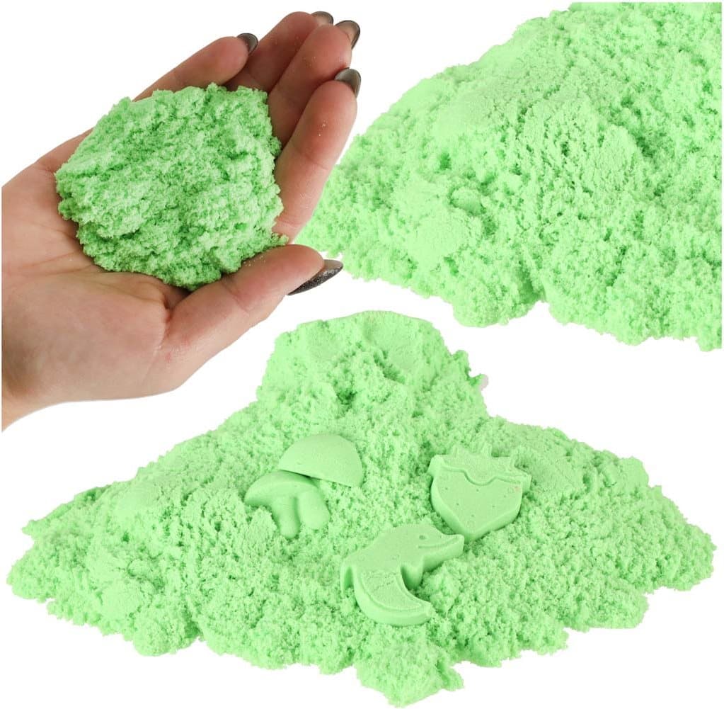 KIK Zelený kinetický písek 1kg