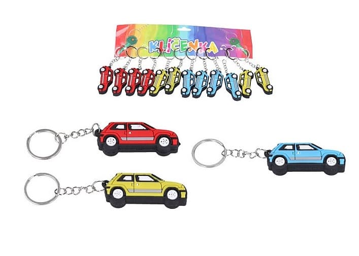Kľúčenka auto - červená