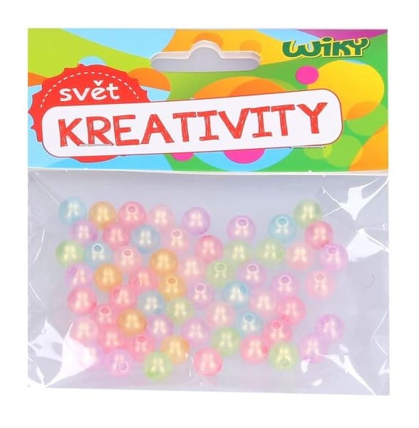 Korálky 20g farebné