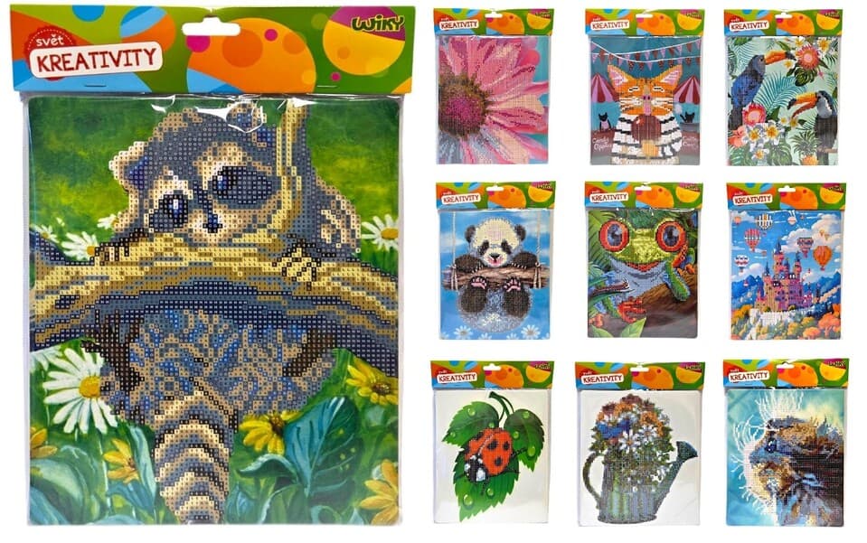 Kreativita diamond painting mozaika