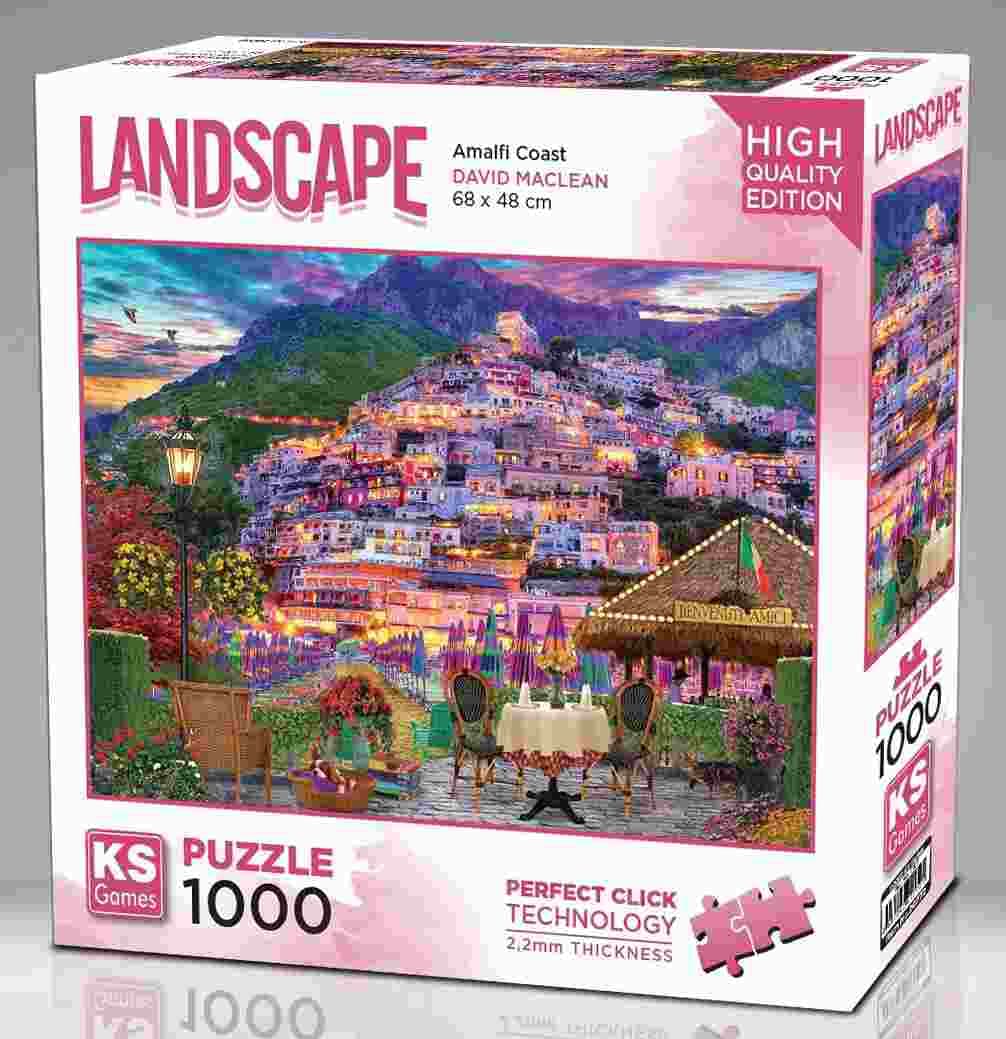 KS Games - Puzzle Amalfi Coast, ITA - 1000 dielov