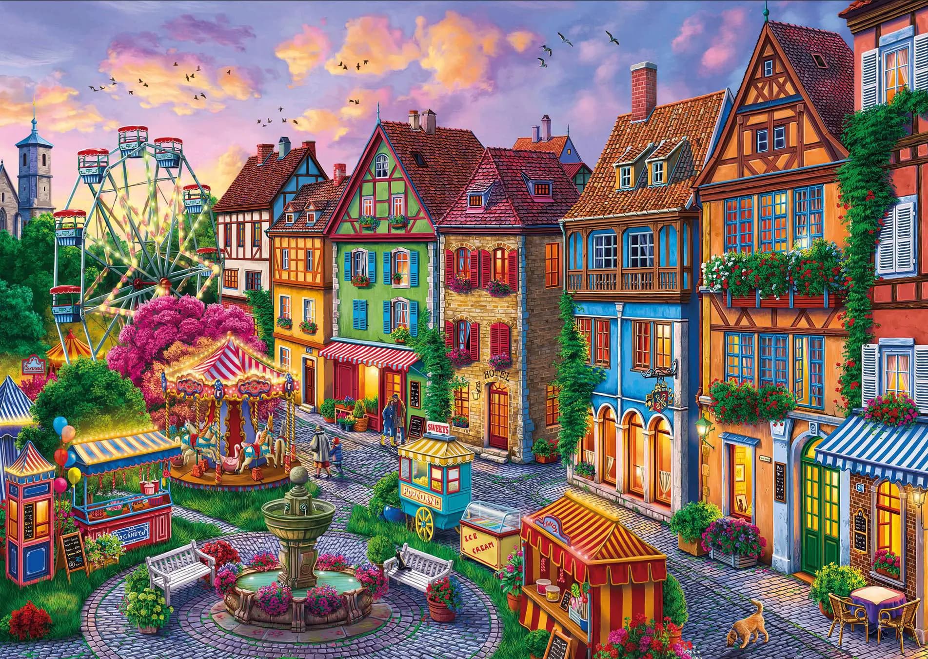 KS Games - Puzzle Fun City - 500 dielov