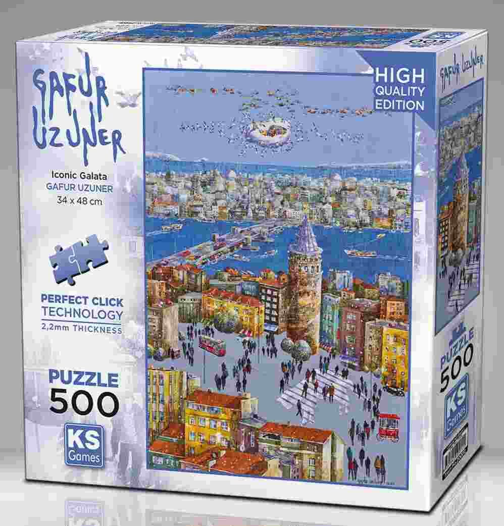 KS Games - Puzzle Iconic Galata - 500 dielov