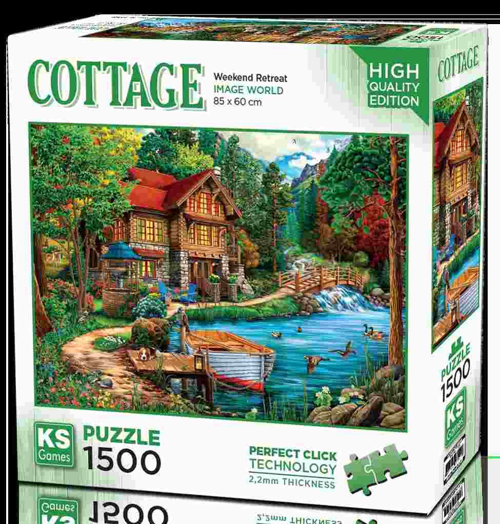 KS Games - Puzzle Weekend Retreat - 1500 dielov