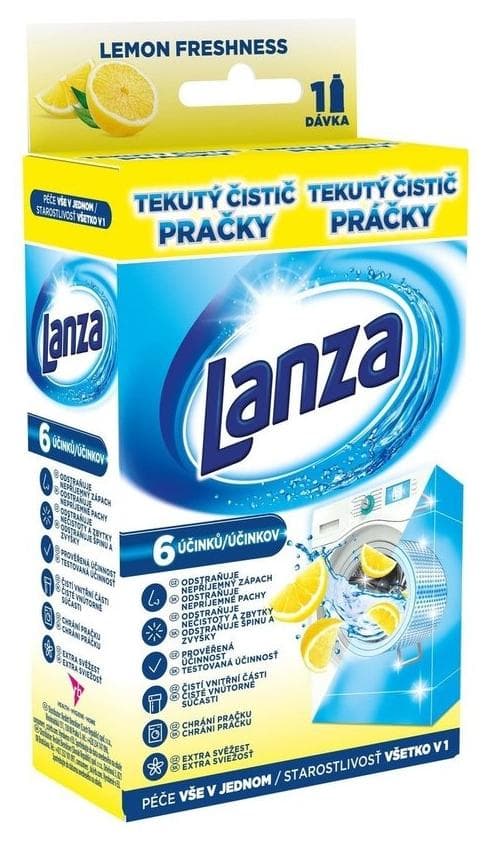 Lanza tek.čistič pračky 250ml lemon