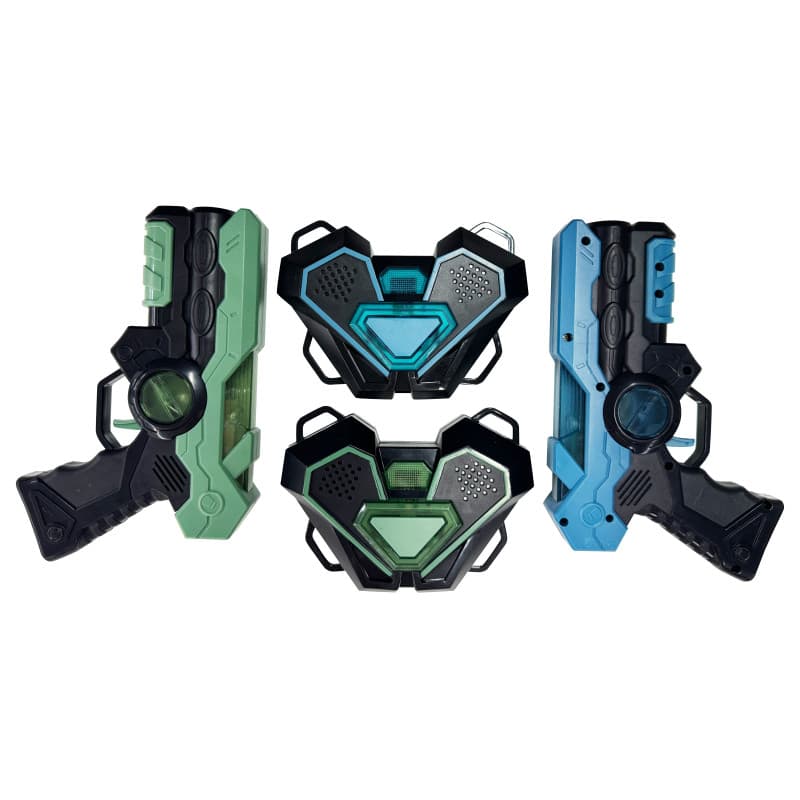 Laser game 2pištole 20cm, 2vesty