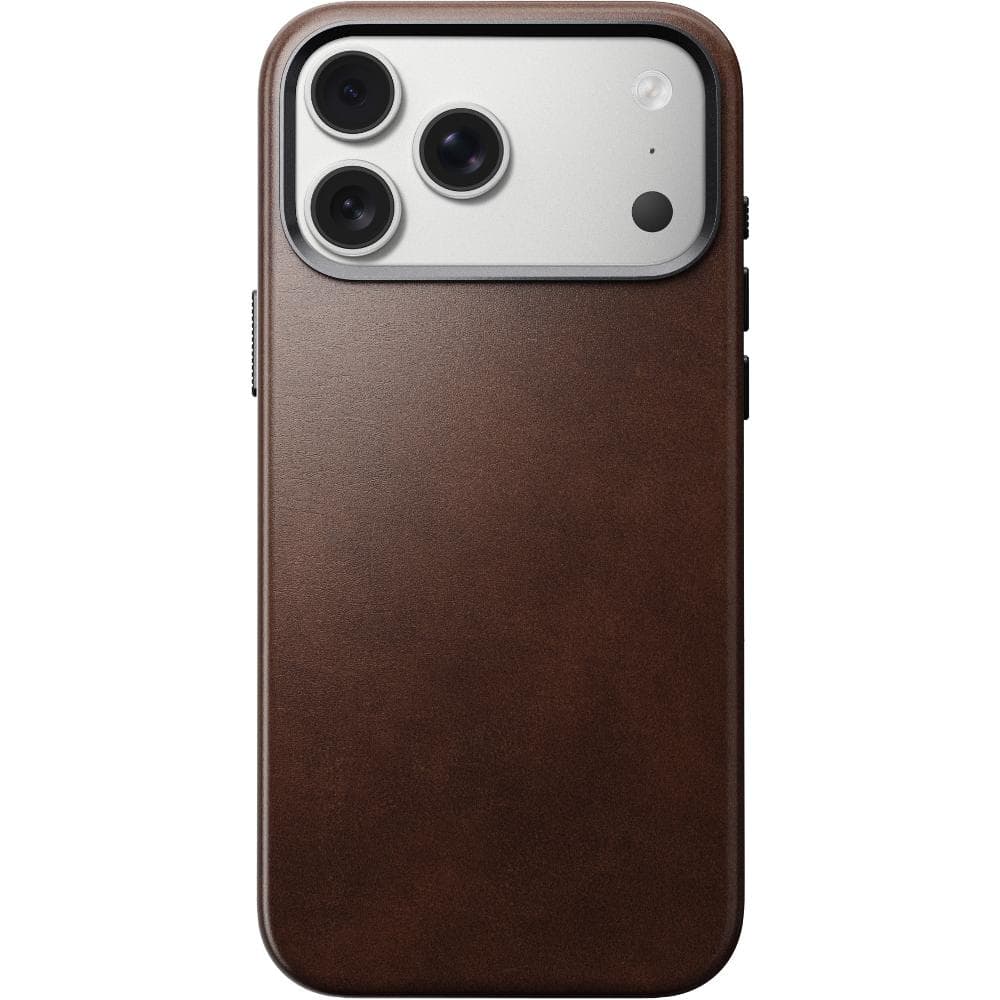 Leather Case iP17 Pro Max Brown NOMAD