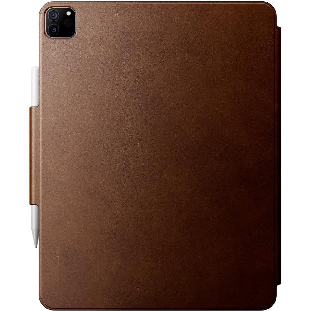 Leather Folio Pl brown iPad Pro, Air (M2