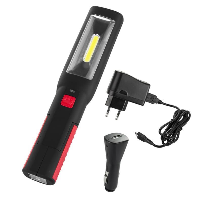 LED prenosná pracovná lampa 3 W Li-Ion