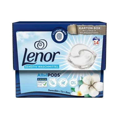Lenor kapsule na pranie 14ks All in 1 Sensitive