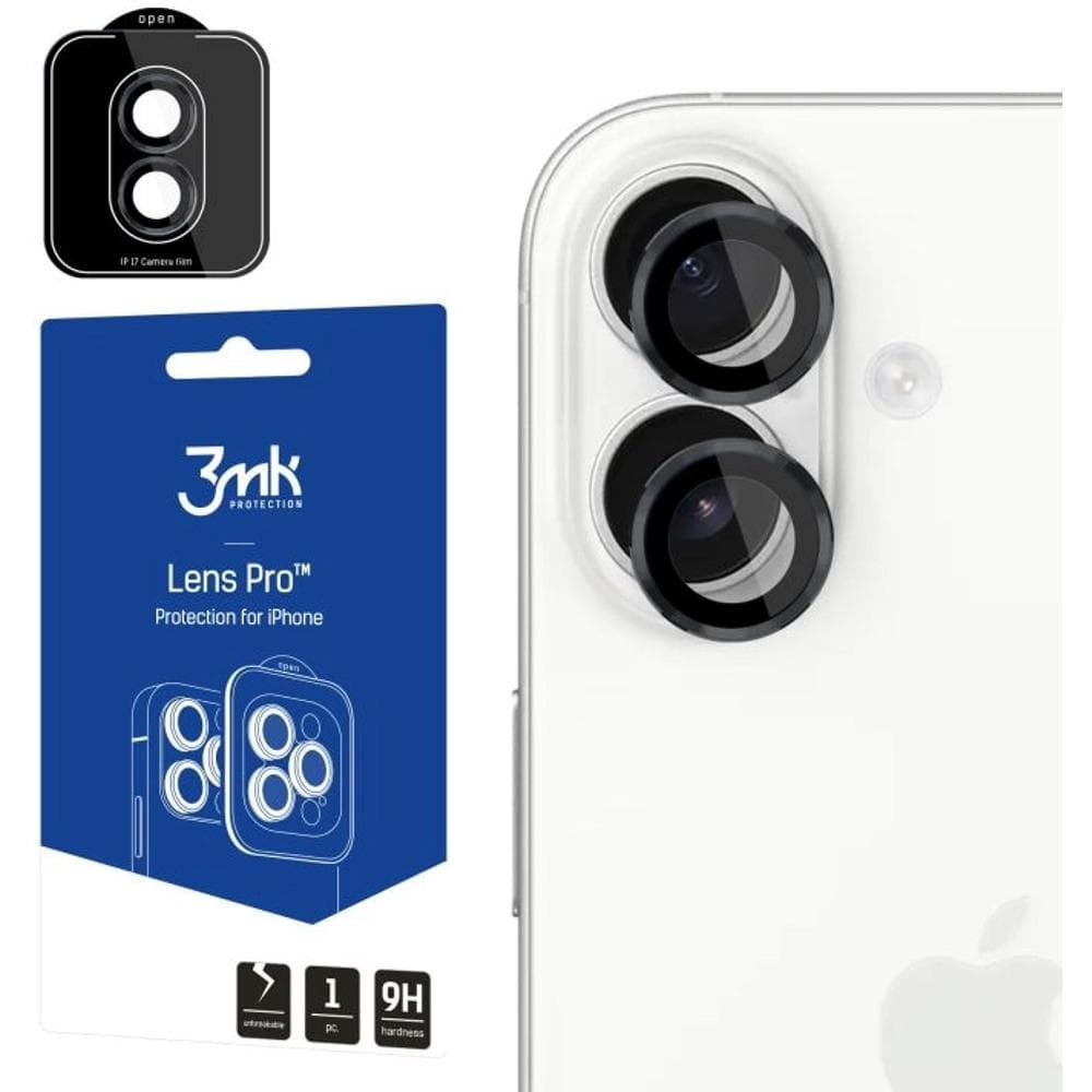 Lens Protection Pro iPhone 17 Black 3MK