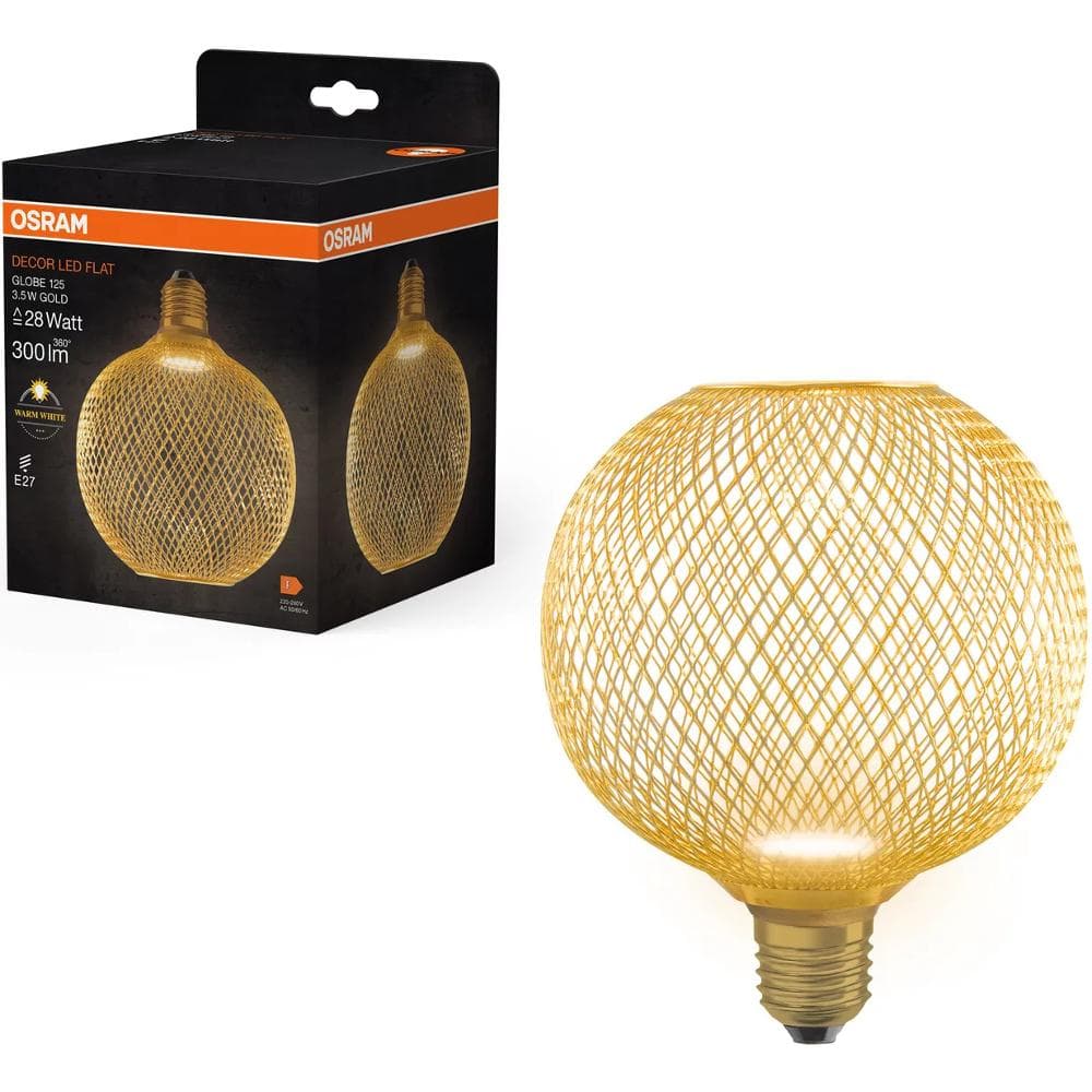 LFLATG125BK 3,5W/827 230VFR E27 4X1OSRAM