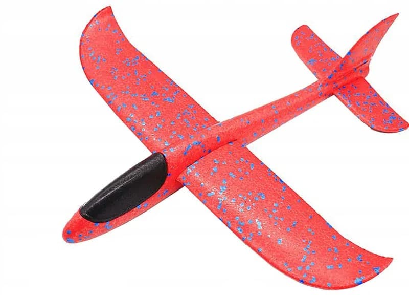 Lietadlo hádzacie 17cm - modrá