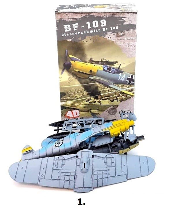 Lietadlo model Messerschmitt Bf 109 - 6