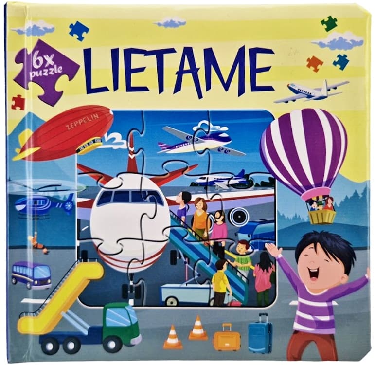 Lietame kniha puzzle 6x