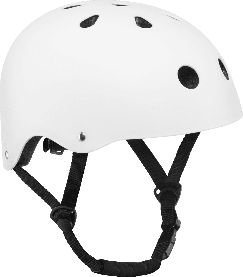 LIONELO Dětská cyklistická přilba 50-56cm bílá