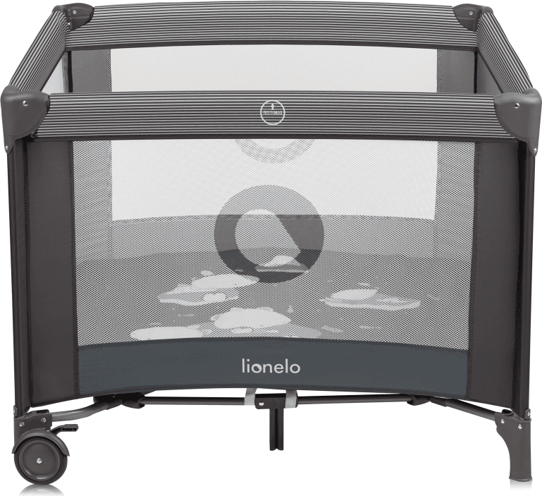 LIONELO Dětská ohrádka Bonnie Grey Scandi