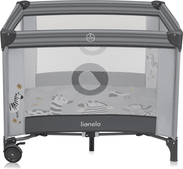 LIONELO Dětská ohrádka Bonnie Grey Stone