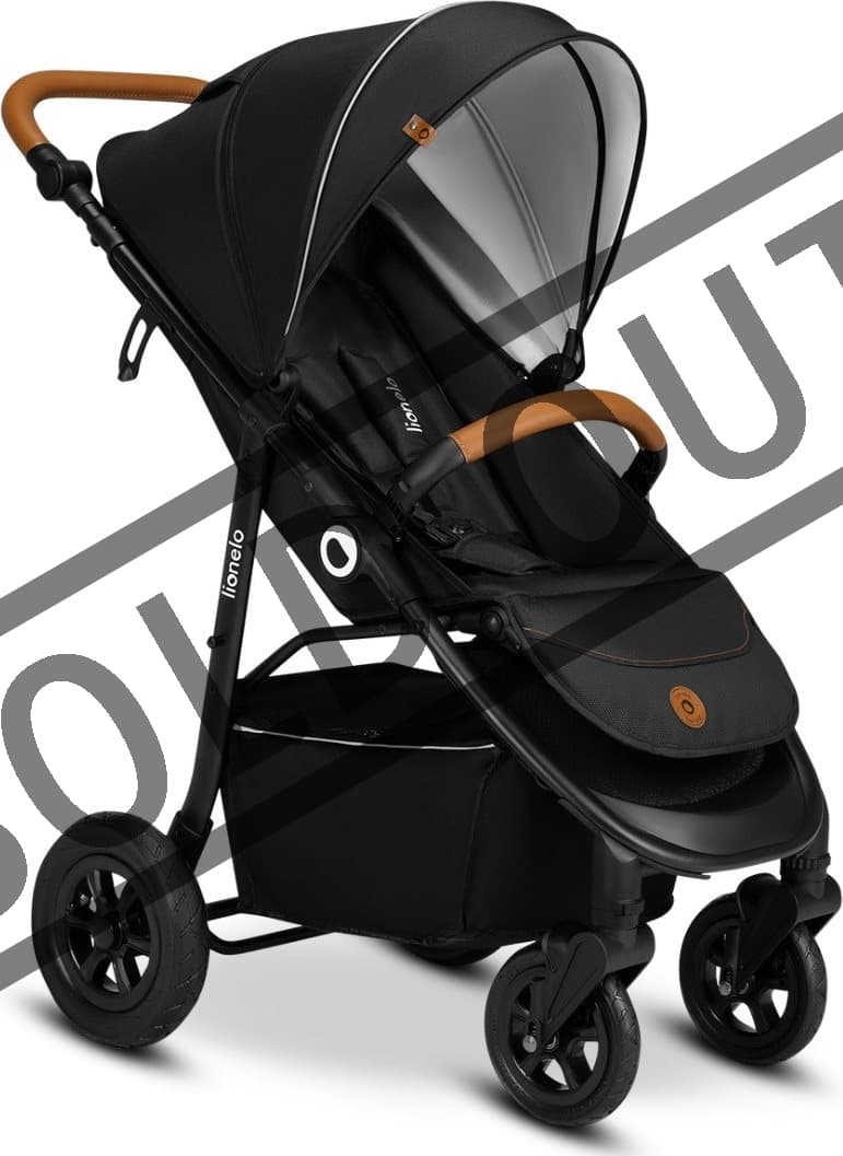 LIONELO Kočárek sportovní Natt Black Onyx