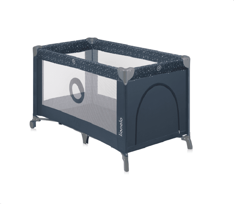 LIONELO Postýlka cestovní Stefi Blue Grey
