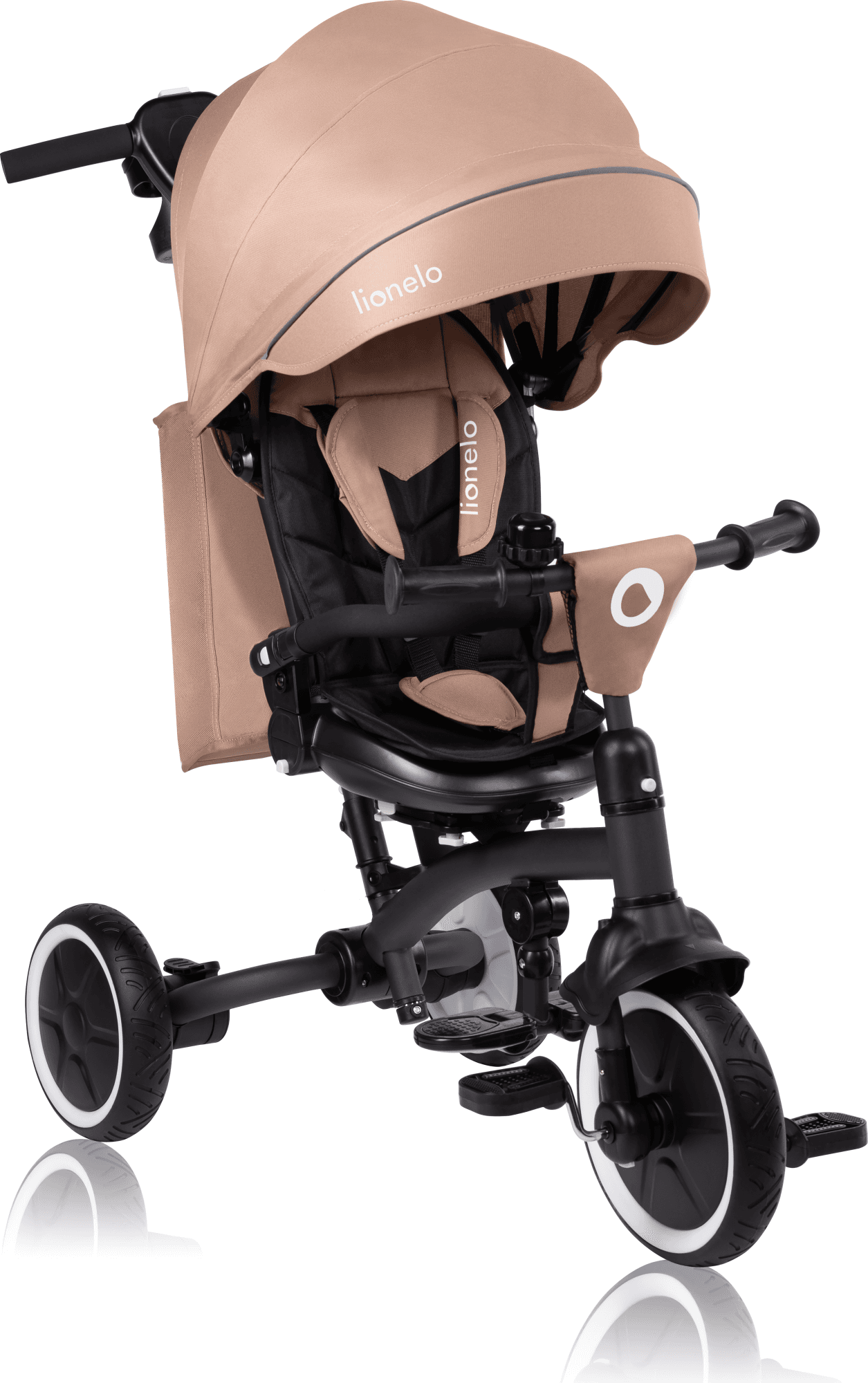 LIONELO Tříkolka 2v1 Tris Plus Beige Sand