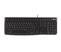 Logitech Keyboard MK120, US, black