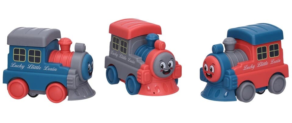 Lokomotíva Train 11cm - šedá