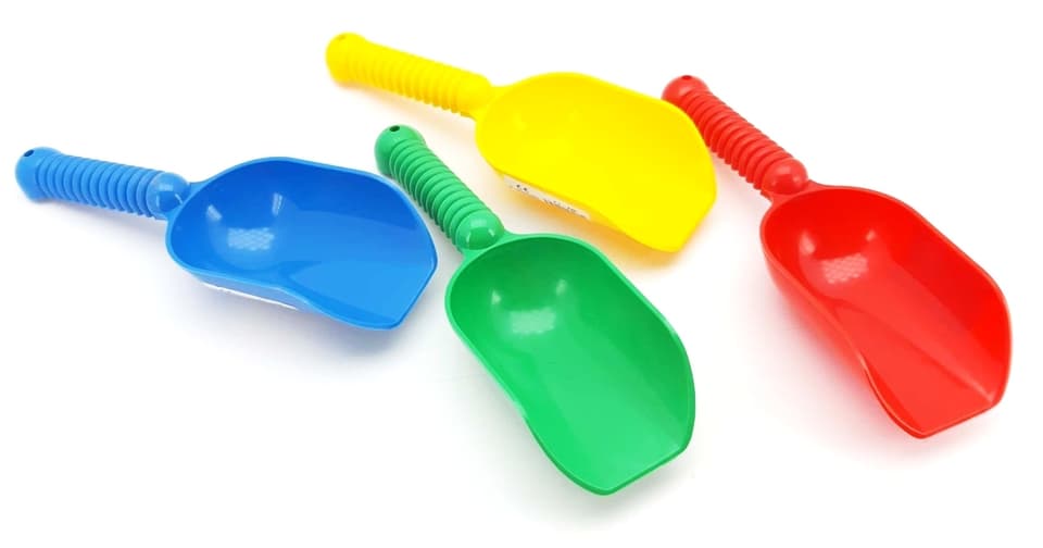 Lopatka plastová 23cm - červená