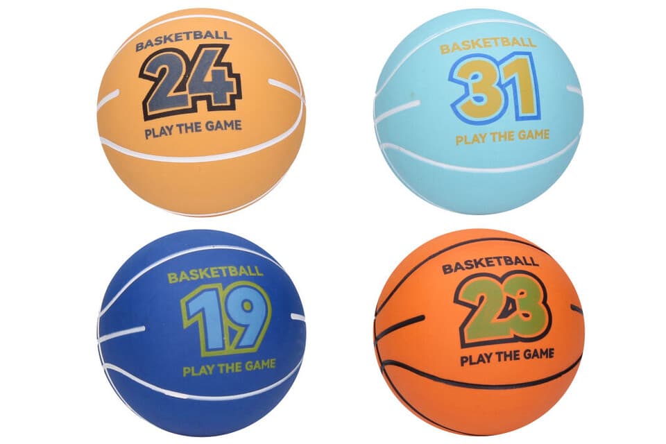 Lopta basketbal 6cm - hnedá
