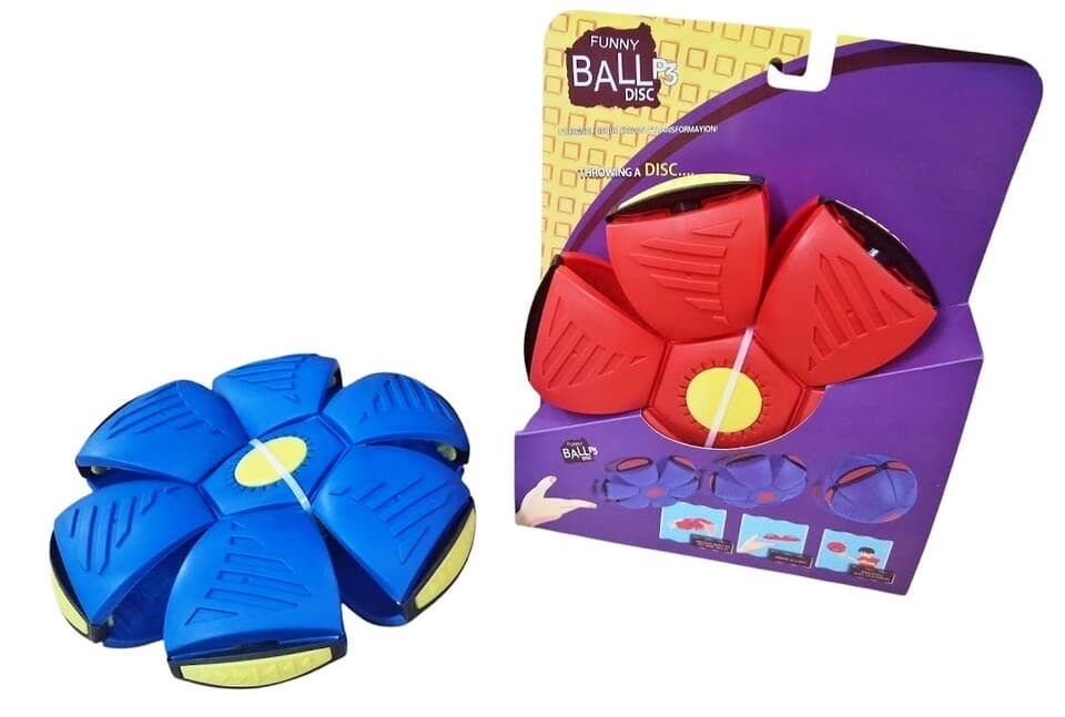 Lopta Flat Ball 23cm/3farby - náhodná
